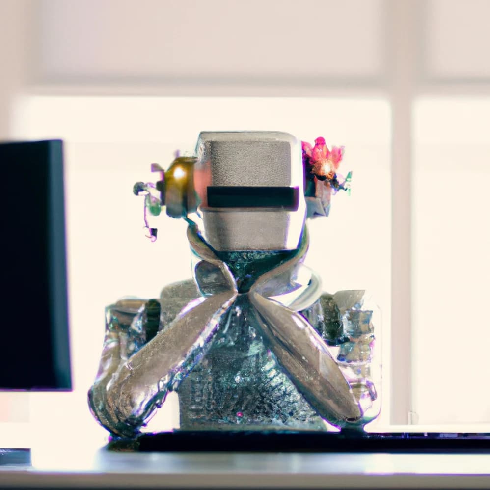 A robot staring at you A robot staring at you